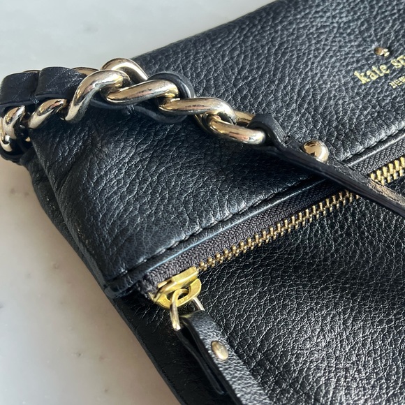 Kate Spade Black Textured Crossbody Bag - Picture 3 of 6